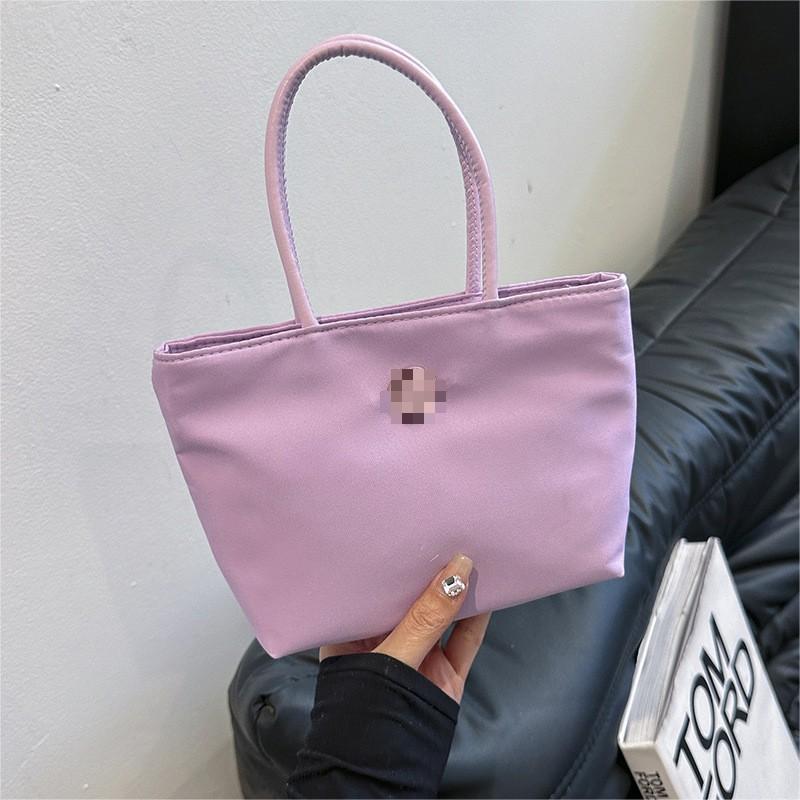 2025 Japanese simple nylon bag mini work small bag cute environmental protection bag student handbag practical mobile phone