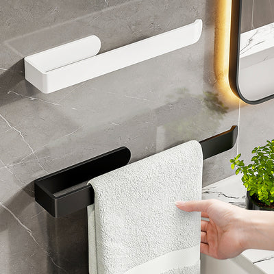 Hanging towel rackaccessible luxury bath towel hanging rod bathroom punch-free shelf bathroom storage rod storage hook hanging rack