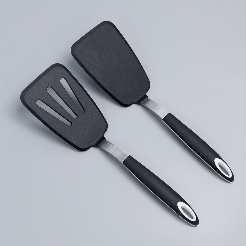 Cross-border silicone cooking utensils fish shovel teppanyaki cooking shovel pancake non-stick pan silicone spatula steak leak shovel