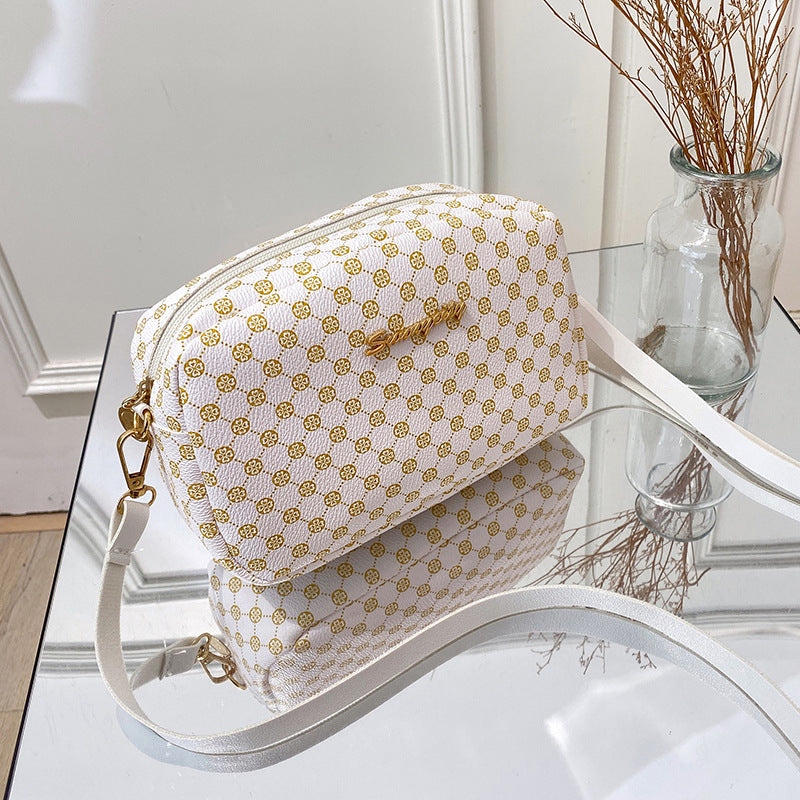 Flower material small square bag 2021ladies bags  bag women's one wholesale Korean version chain messenger bag