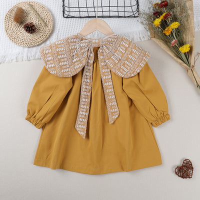 Girls' outerwear: autumn collection - kids' trench coat, mid-length spring/autumn british style, korean style top for girls, export quality