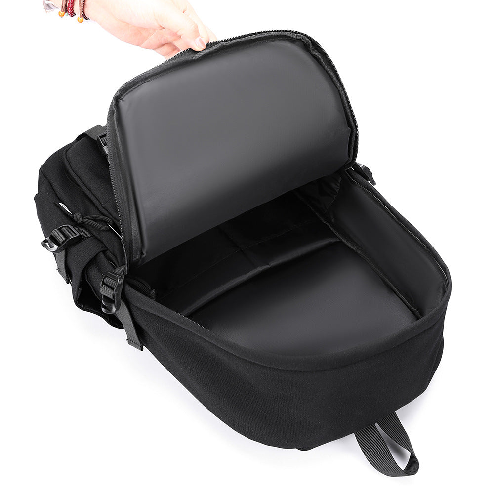 Cross-border fashion casual lightweight backpack business trip backpack trend Korean version of junior high school college student schoolbag