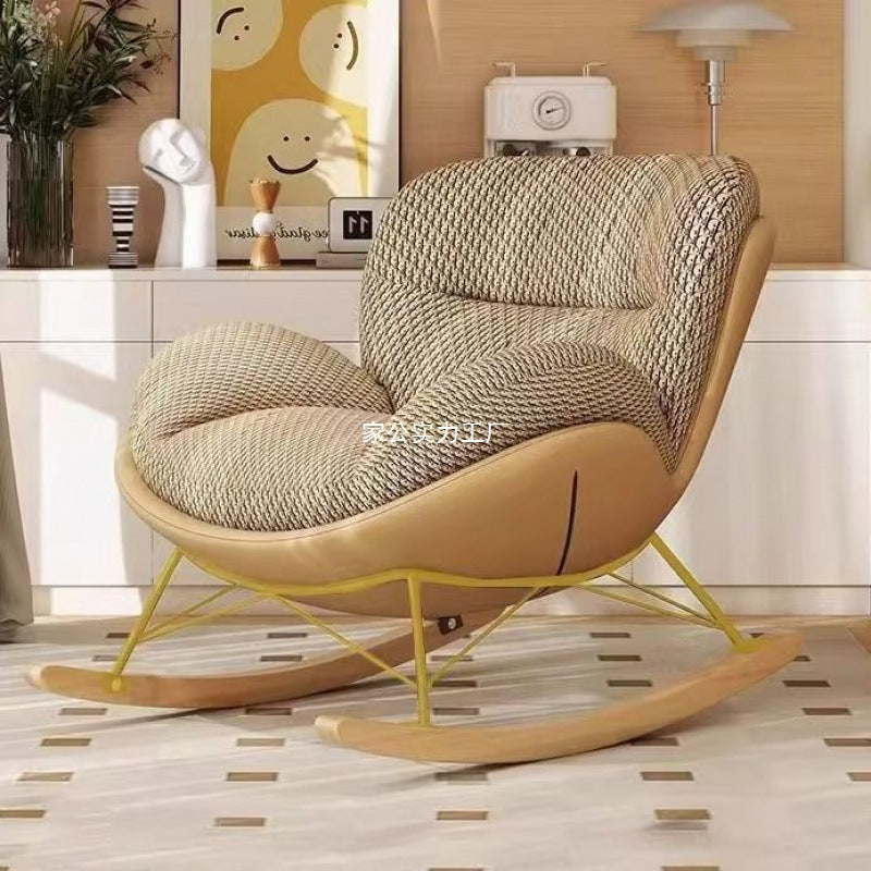 Butterfly rocking chair recliner household living room lazy sofa adult balcony single leisure sofa Internet celebrity chair