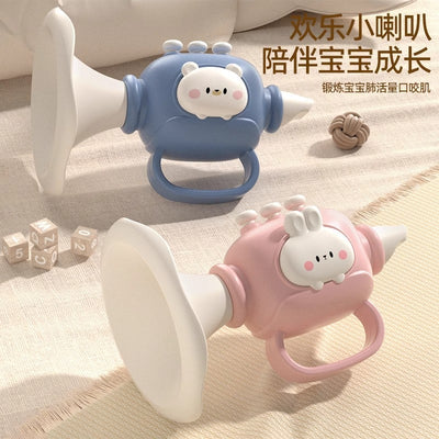 new product small trumpet kids toys baby baby blowing music instrument trumpet harmonica can be blown to perform