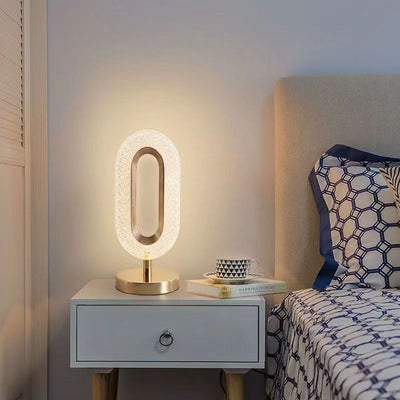 Accessible luxuryinsgirlminimalist modern creative popular charging touch dimming table lamp bedroom bedside atmosphere night light