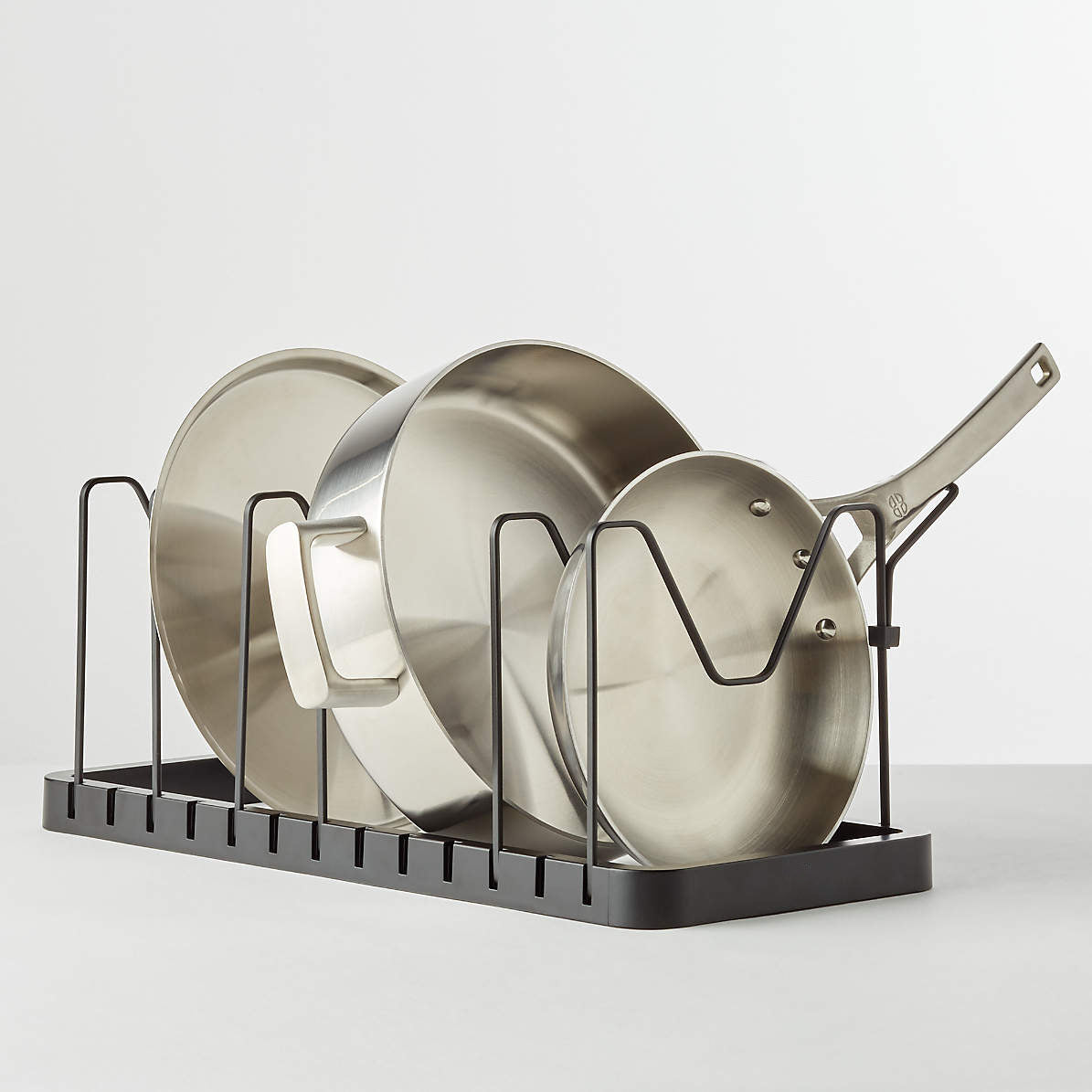 Retractable lid rack, kitchen adjustable gap, pan lid, frying pan, home desktop storage rack