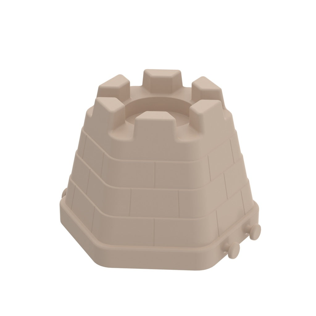 Cross-border children's silicone beach toys shovel ocean outdoor seaside portable beach bucket durable sand digging DIY tool