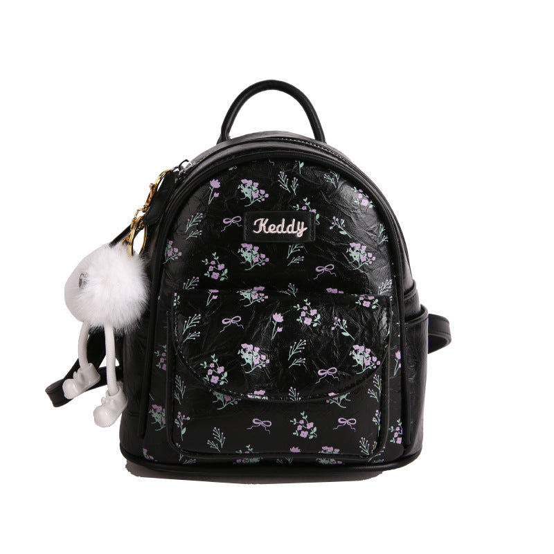 Cross-border backpack women's fashion versatile niche design Korean version student schoolbag casual texture lightweight travel backpack