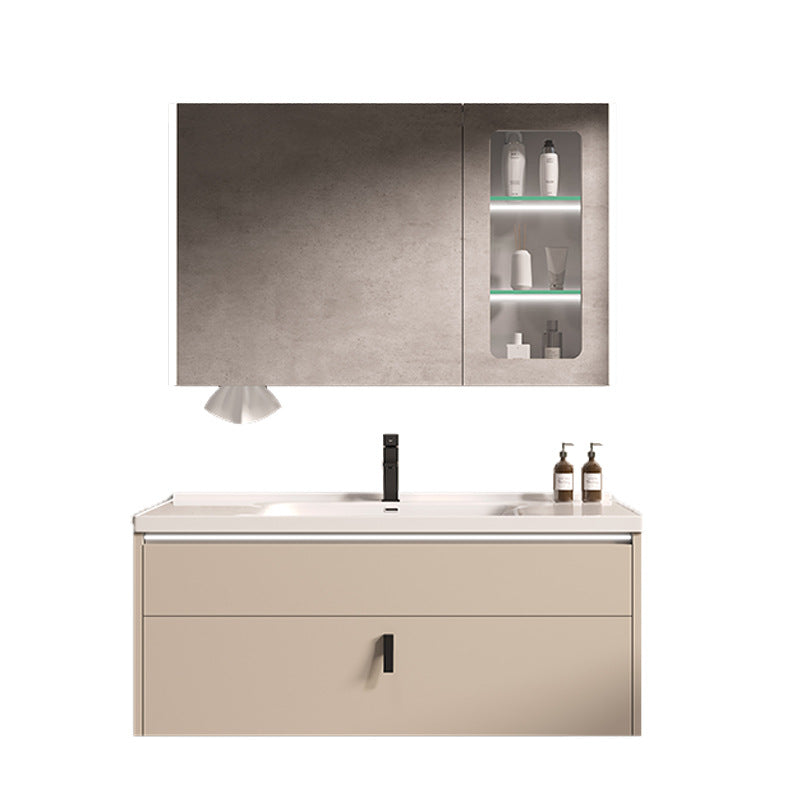 陶瓷一体盆浴室柜卫生间洗漱台厕所洗手洗脸盆智能收纳卫浴组合柜