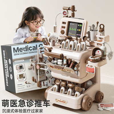 Kids' doctor role play toy set for boys and girls, educational pretend play for 3-6 year olds, new year's and birthday gift