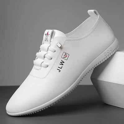 2025 new versatile men's leather shoes - soft sole business casual loafers - perfect for work, security, and dad shoes - wholesale available