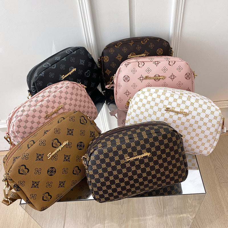 Flower material small square bag 2021ladies bags  bag women's one wholesale Korean version chain messenger bag