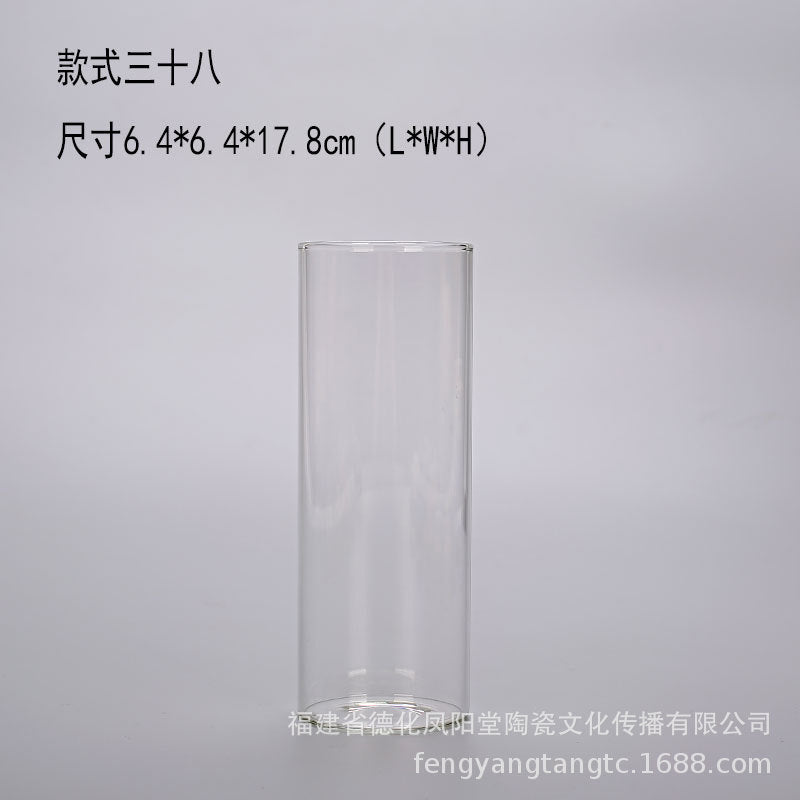 陶瓷烛台北欧IN风简约桌面摆件玻璃储蓄罐烛光晚餐干花密封罐装饰