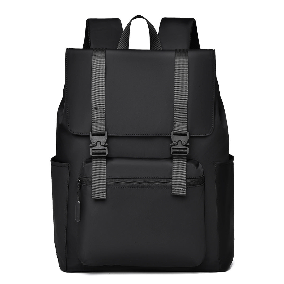 Simple and stylish backpack Large capacity trendy leather film Laptop bag College student casual backpack
