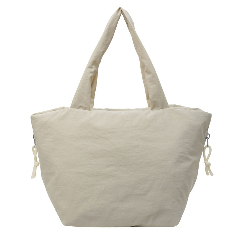 Crossbody bag women's versatile large-capacity satchel 2025 new niche soft leather shoulder bag commuter women's bag