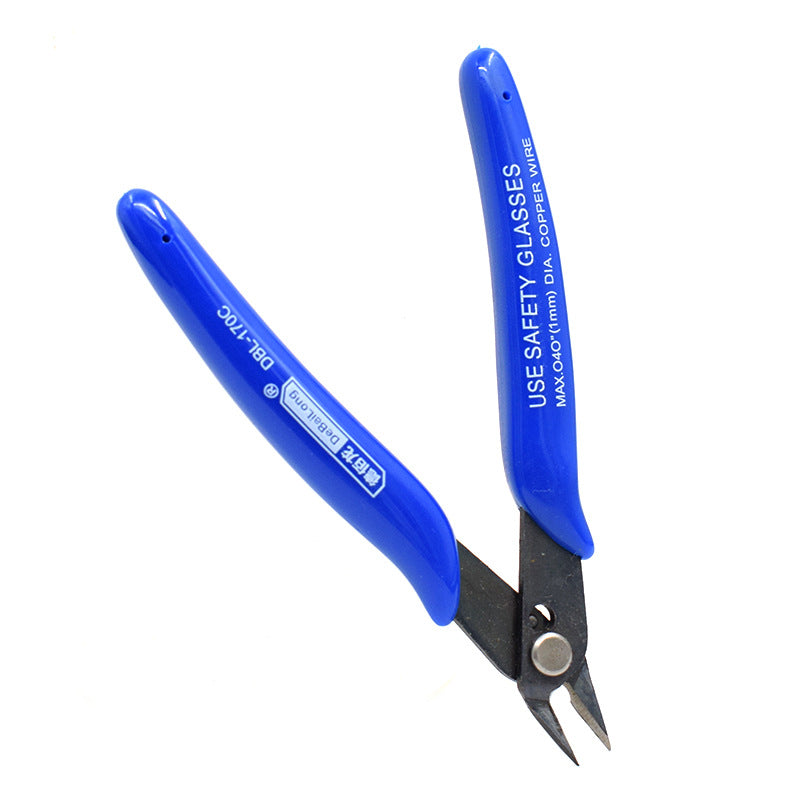 DBL170C oblique mouth pliers mini electronic oblique mouth scissors hand-cut, trimming line small scissors Ruyi pliers nozzle