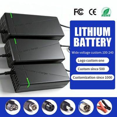 12v24v lithium battery charger 36v48v60v72v two-wheel scooter smart electric vehicle charger