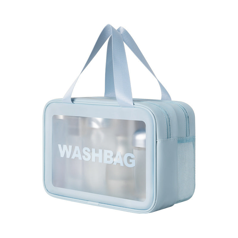 PVC cosmetic toilet bag waterproof portable large capacity swimming bag bath bag cosmetic bag fitness travel storage bag