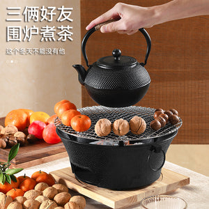 Courtyard stove tea making complete set charcoal stove zibo barbecue stove outdoor portable for home carbon barbecue cast iron stove