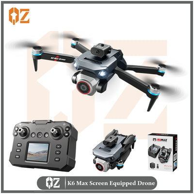 K6 max drone with screen remote control - professional aerial photography, long endurance, brushless motor aircraft, remote control airplane toy