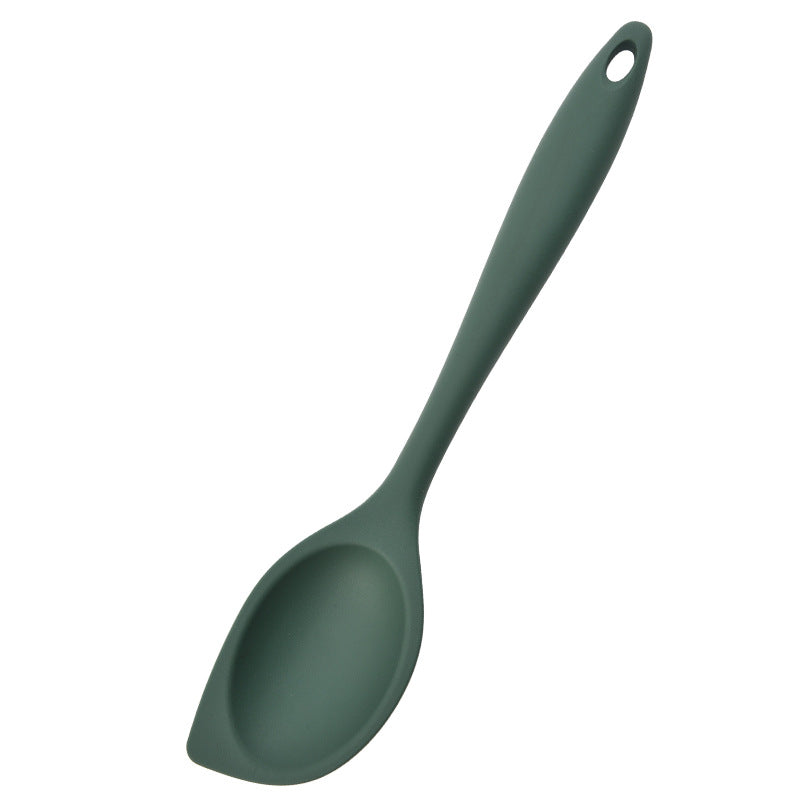 Cooking utensils, silicone spoons, all-inclusive spoons, household spoons, medium salad spoons for children