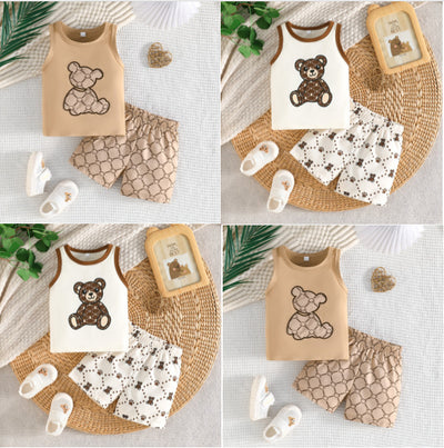 boys' tank top set - stylish two-piece summer outfit for babies