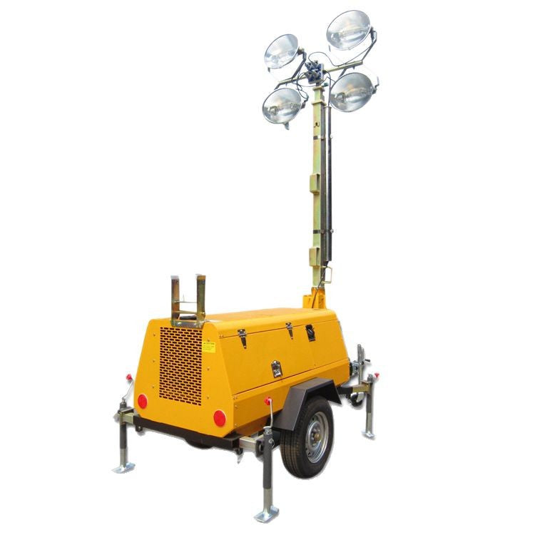Winter mine night construction lighting beacon 4X1000 watt high power industrial mobile lighting beacon