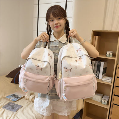 Cartoon capybara backpack - cute kids' small backpack, student rucksack, large capacity travel backpack - wholesale