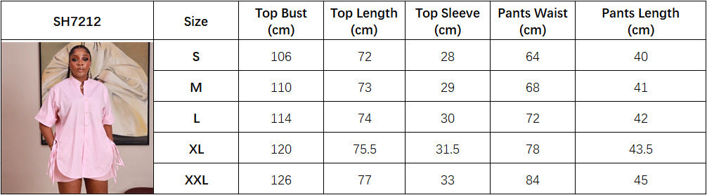 European and American large-size women's cardigan fringed shirt casual shorts women's African new foreign style loose women's suit trendy
