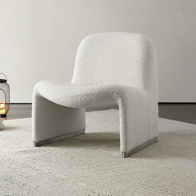 Hill chair bauhaus living room casualpopular creative cashmere single sofa cream style cloakroom makeup chair