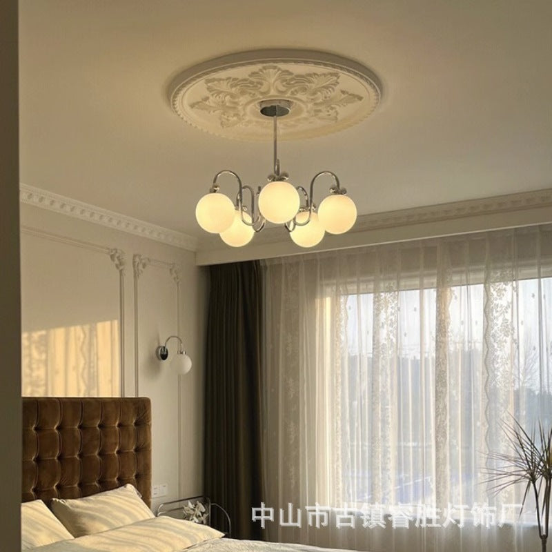 Xiaohongshu Nordic living room chandelier chandelier modern simple dining room lamp magic bean Internet celebrity bedroom lamp creative personality