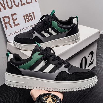 2026 versatile & trendy skate shoes: breathable white sneakers, casual athletic shoes, student sports shoes, trendy men's sneakers