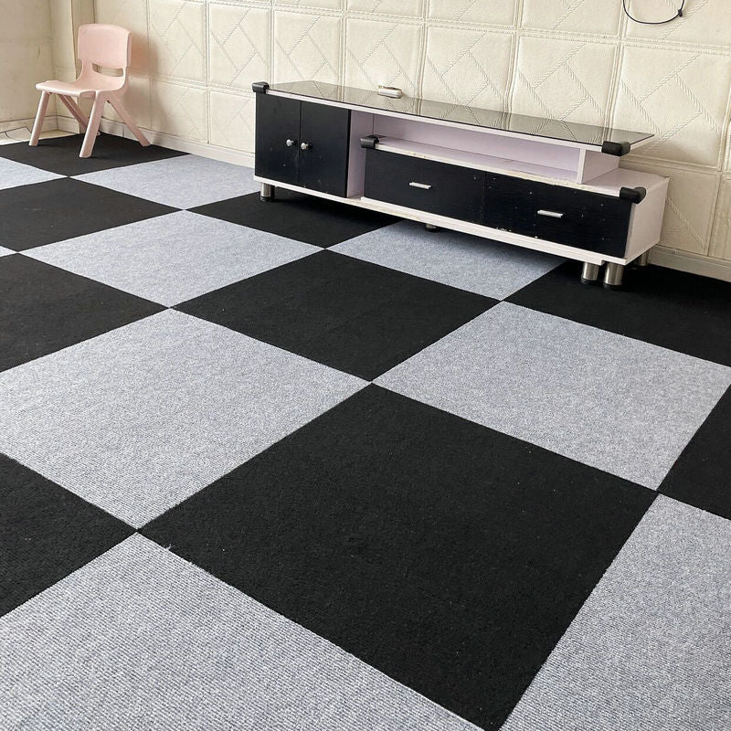 Cross-border office carpet glue-free self-adhesive splicing square full floor mat thickened cement floor can be paved billiard hall