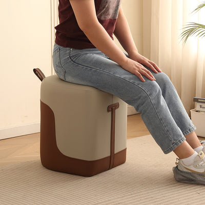 Bedroom makeup stool master bedroom dressing stool for home leather stool living room tea table stool coffee table stool round stool sofa stool