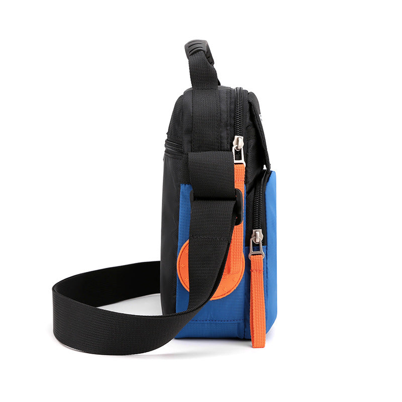 Cross-border new men and women messenger bag fashion casual shoulder bag sports bag outdoor waterproof satchel one piece delivery