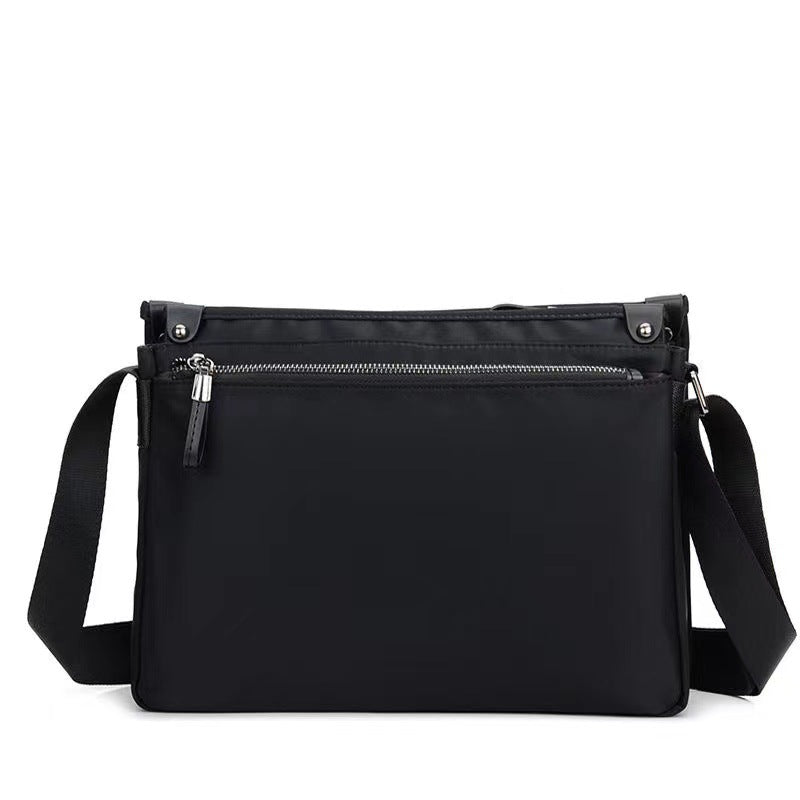 Customized Korean version of Oxford spinning men's bag shoulder bag casual men's messenger bag large capacity trend horizontal men's bag