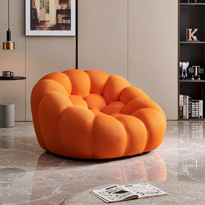 Modern minimalist bubble sofa - designer fabric, trending online, creative football art, curved sofa for home living room