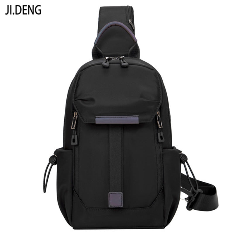 Expanded breast bag men's waterproof chest small bag Korean version casual men's bag women's shoulder trendy messenger bag cycling bag