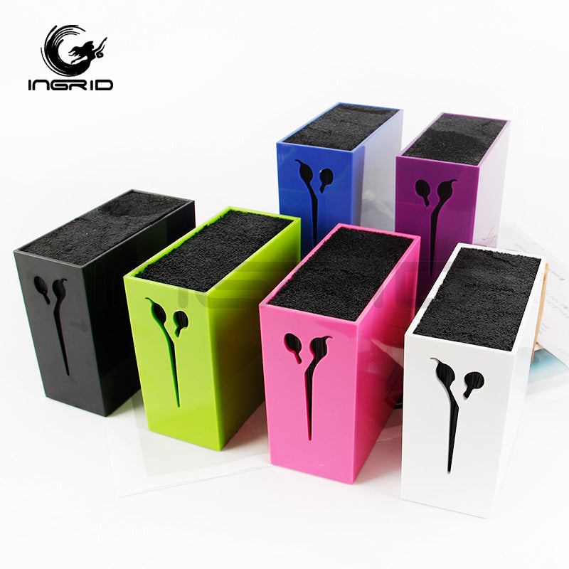 Ingrid scissors comb socket box storage box hair salon scissor seat hairdresser hair tools non-slip storage box