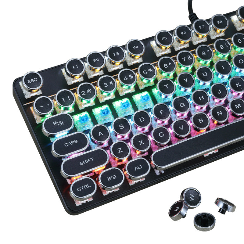 Meishang e-family 917 punk mechanical keyboard 87-key gaming keyboard office keyboard aliexpress ebay amazon