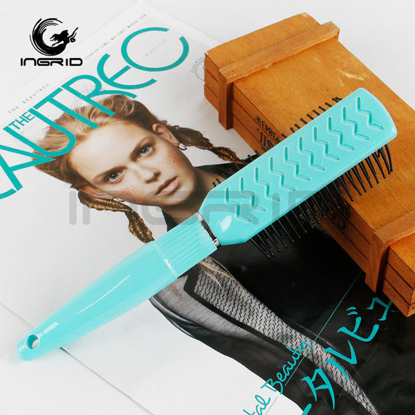 Textured Nine Rows Massage Comb Styling Comb High Temperature Anti-static Straight Hair Comb Hairdressing Comb