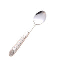 Ceramic handle cutlery set, western stainless steel dinnerware knife, fork, and spoon gift box set, stainless steel spoon ceramic gift cutlery