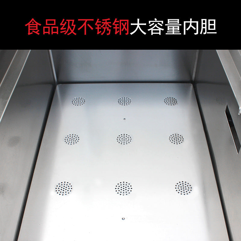 Commercial intelligent electromagnetic powder ironing stove 12-hole noodle cooking stove Timed electromagnetic noodle cooking Malatang, catering and snack equipment