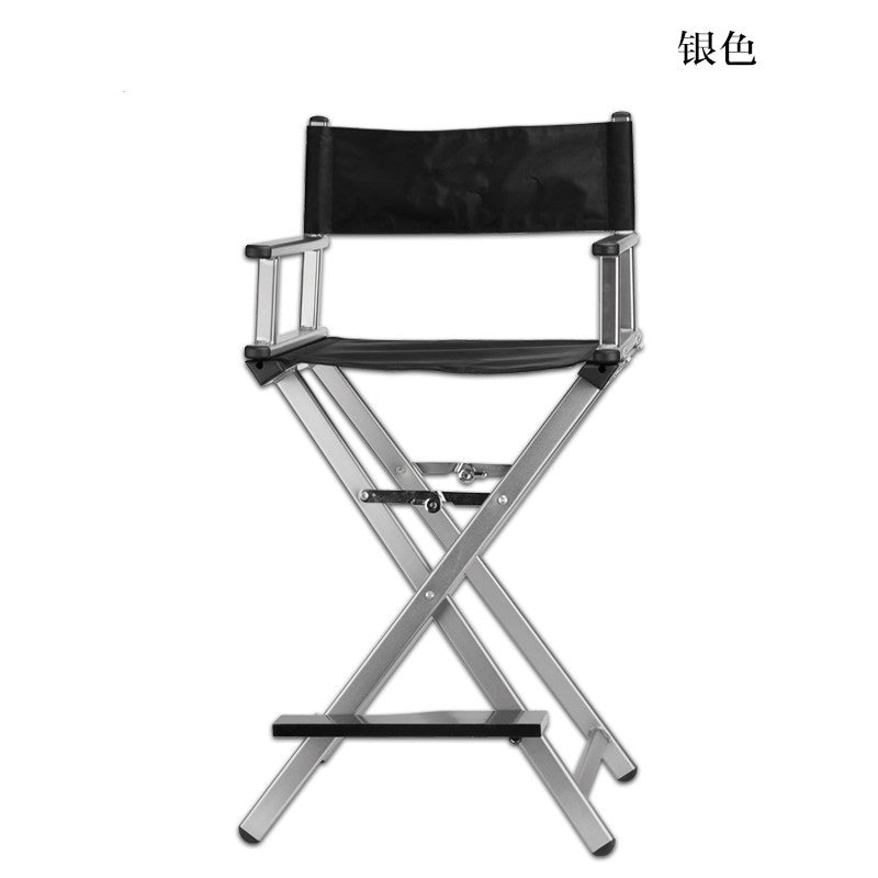 Aluminum alloy portable folding director chair studio crew follow makeup beauty makeup chair outdoor leisure chair manufacturers wholesale