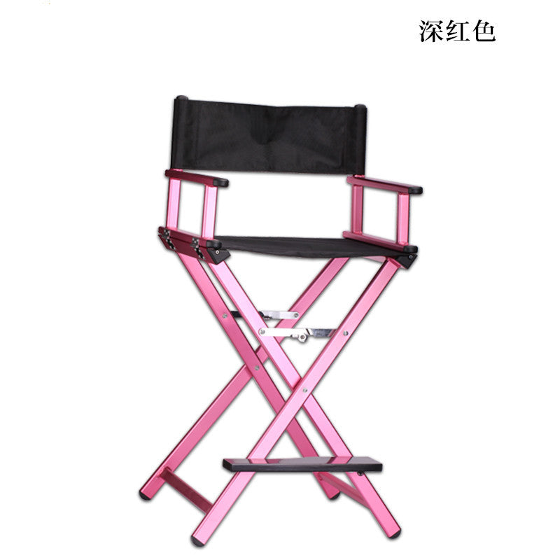 Aluminum alloy portable folding director chair studio crew follow makeup beauty makeup chair outdoor leisure chair manufacturers wholesale