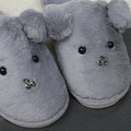 2024 cartoon cute puppy winter new adult men's and women's family matching cotton slippers couple's home cotton slippers