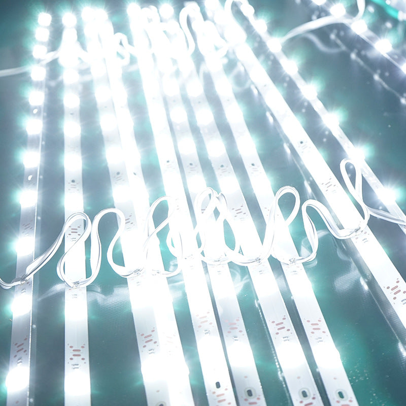 LED light source diffuse reflection light strip low voltage light strip waterproof lens ultra-thin advertising light box display cabinet hard light strip