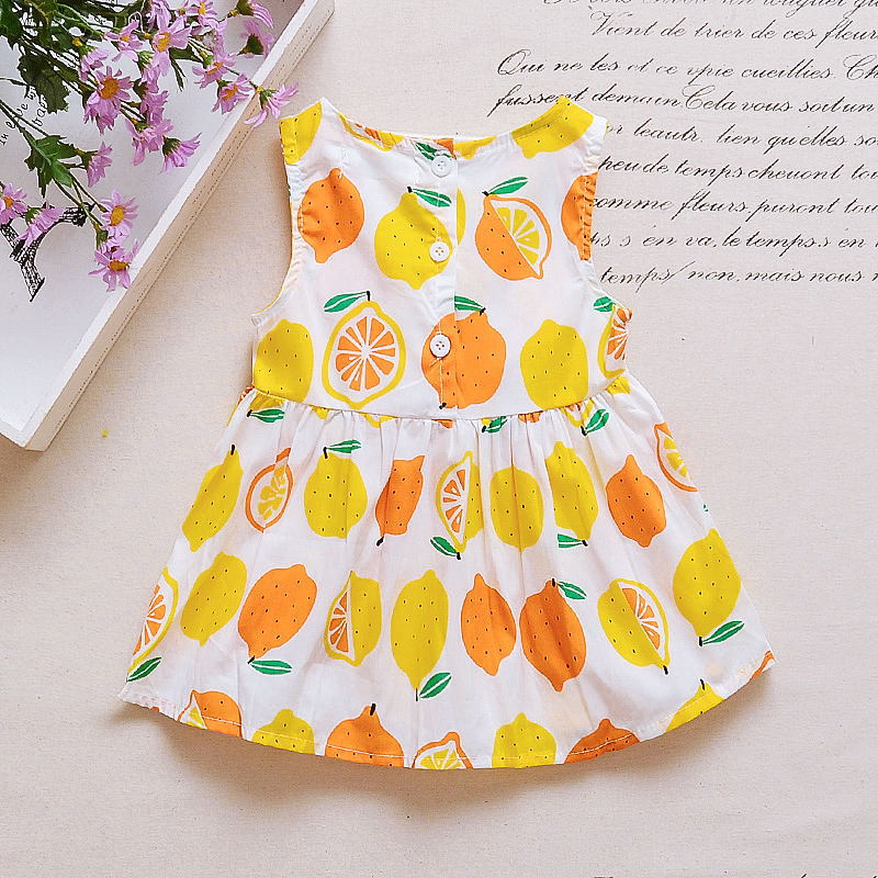 Girls' princess dress - original overstock, floral print sundress, korean style formal dress - wholesale available
