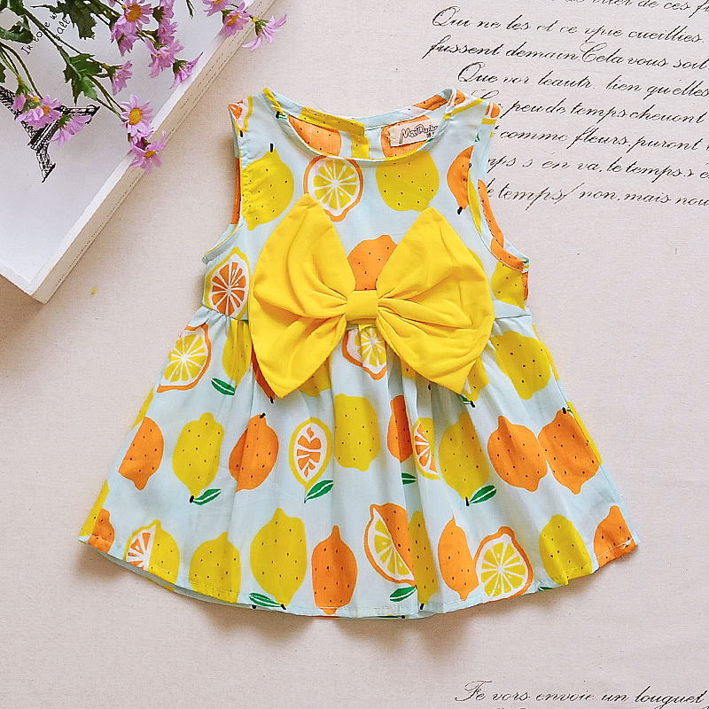 Girls' princess dress - original overstock, floral print sundress, korean style formal dress - wholesale available