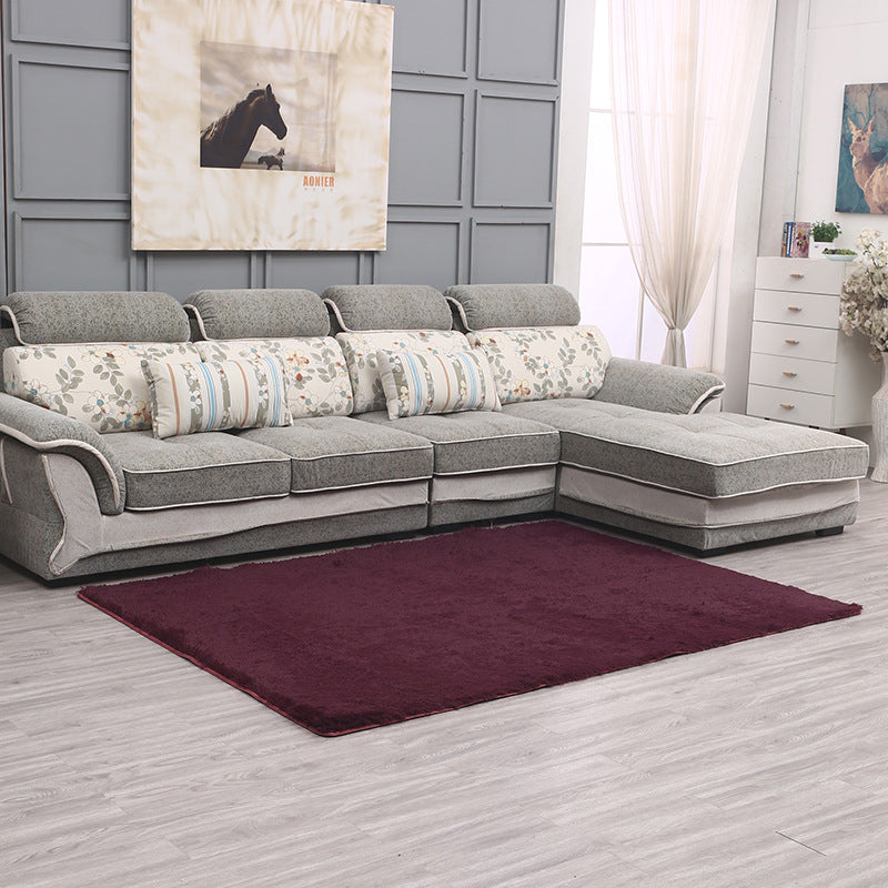 In stock supply thick washable silk stuffed blanket floor mat bedroom living room carpet floor mat bay window mat patchwork carpet